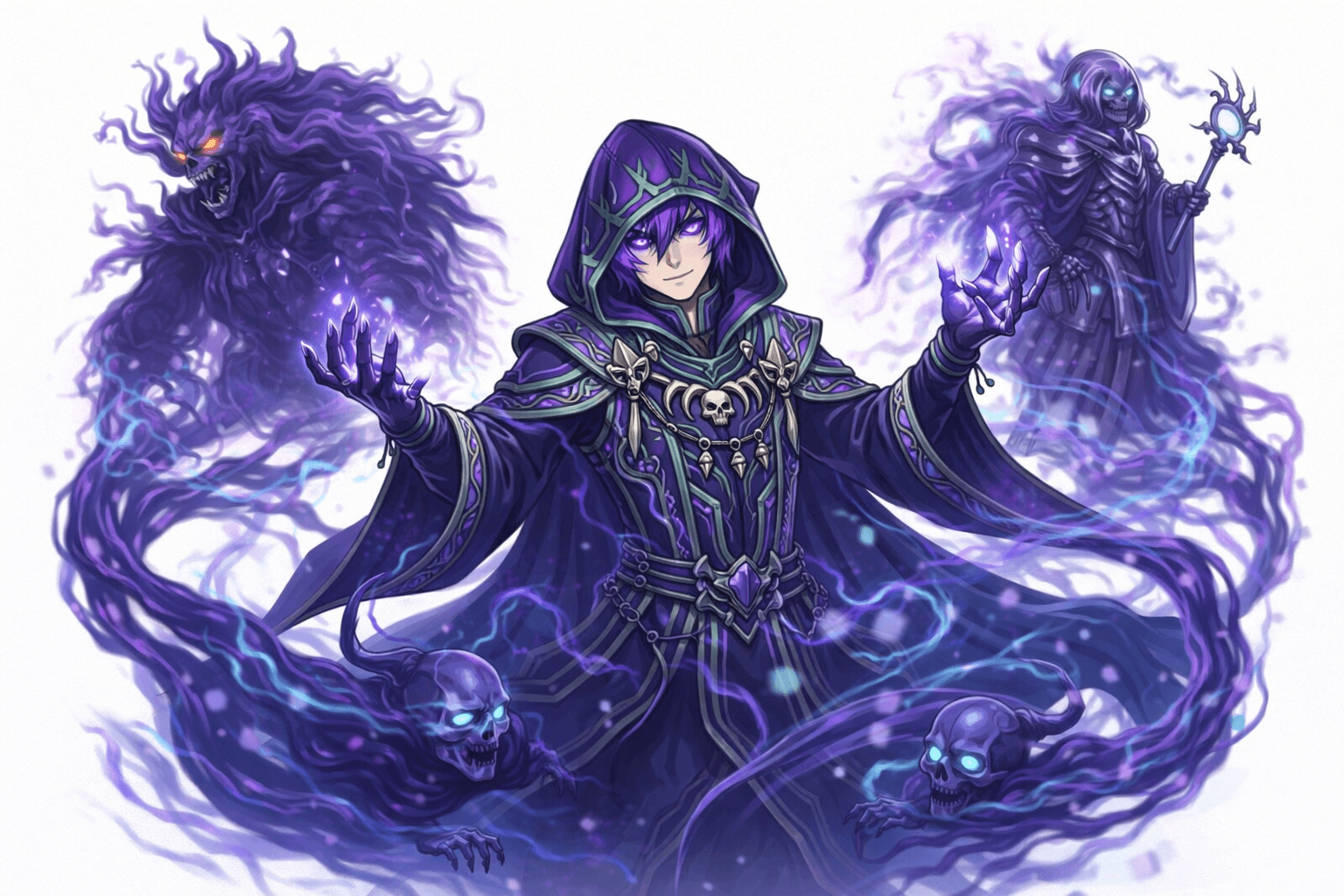 召喚士のイラスト