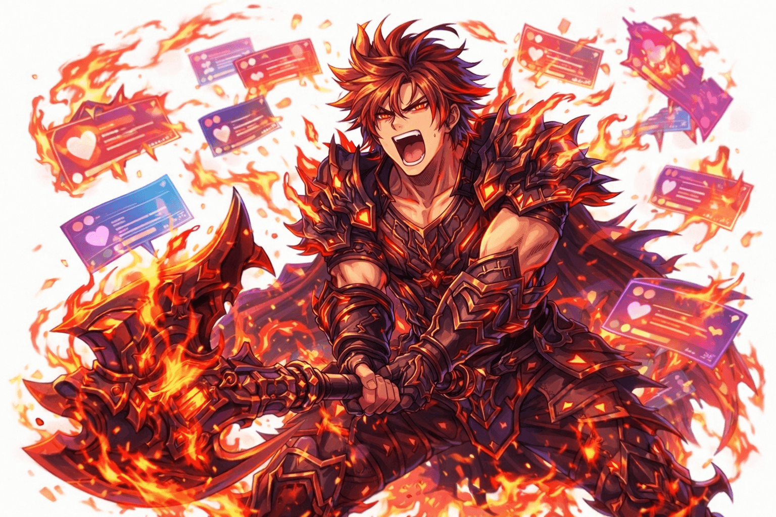 狂戦士のイラスト