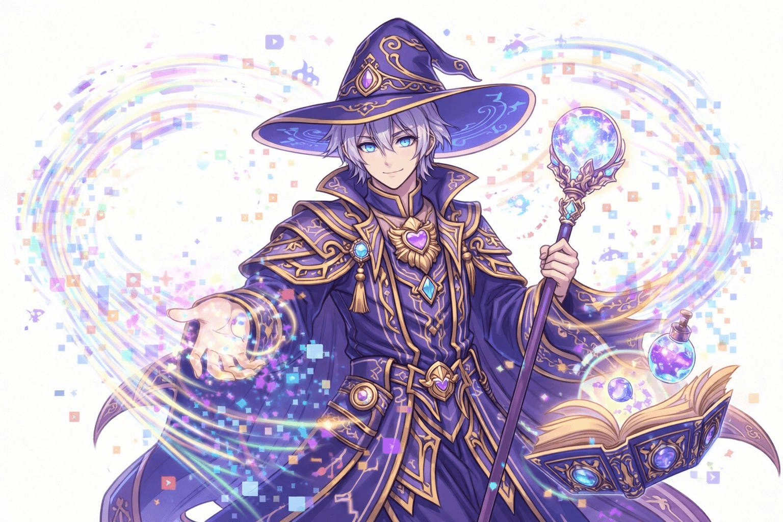 魔導士のイラスト
